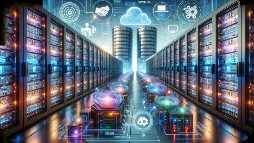 AI data center powered by Nvidia’s advanced semiconductor technology.